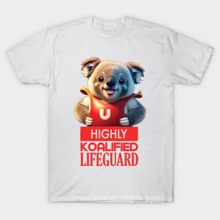 Just a Highly Koalified Lifeguard Koala T-Shirt